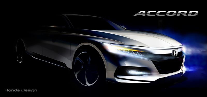 2018 Honda Accord concept sketch