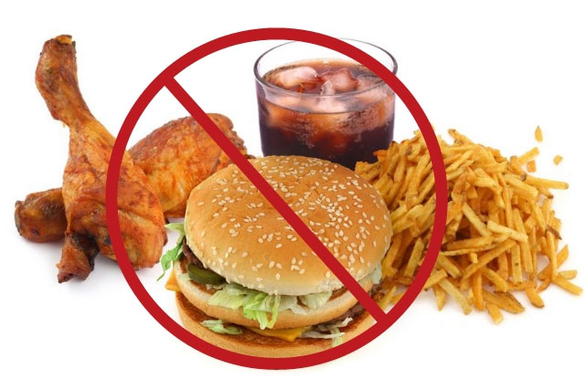 Avoid Unhealthy Foods